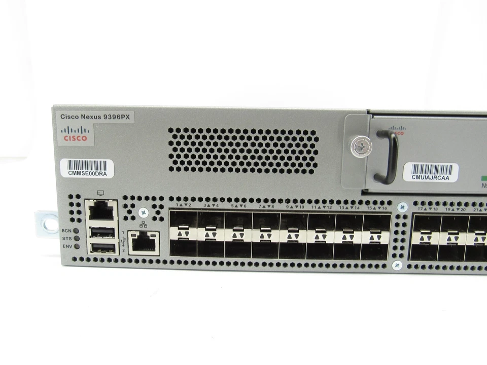 Cisco N9K-C9396PX V03 Module N9K-M12PQ SFP+ 48p Port & 12p Port 40G N9K-PAC-650W - Image 2 of 4