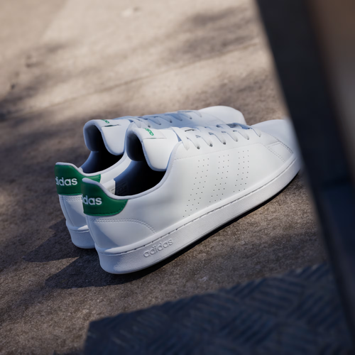 Adidas Cloudfoam Advantage White Green Tennis Shoe GZ5300 Mens 8.5-13 - Picture 5 of 8