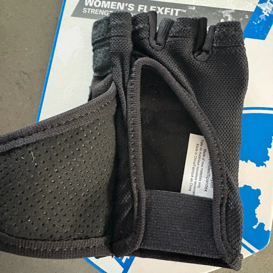 NUEVO Guantes de Entrenamiento de Fuerza Harbinger Mujer S Flexfit Cuero Negro Levantamiento Gimnasio Foto 3 de 4