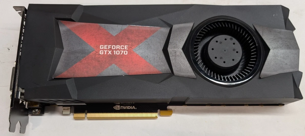PNY NVIDIA GeForce GTX 1070 8 GB Memory Computer Graphics Cards