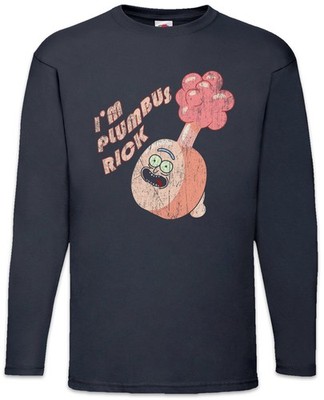 Plumbus Rick Langarm T-Shirt Sanchez Beth Adventures Smith Jerry Morty TV Gurke