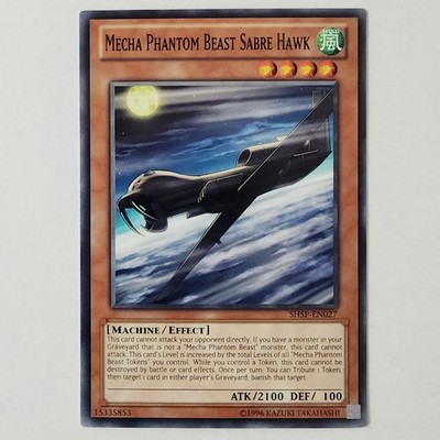 Mecha Phantom Beast Sabre Hawk - SHSP-EN027 - LP - Common - Unlimited - Yugioh