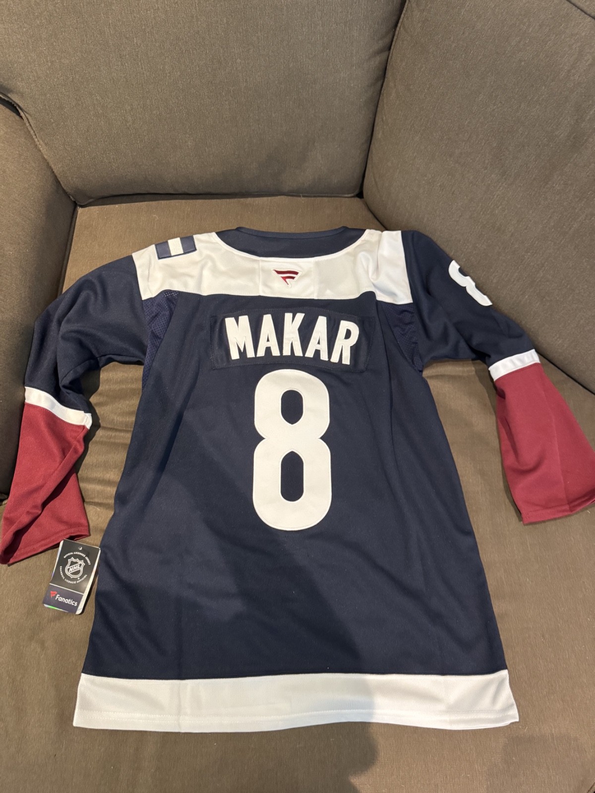 Cale Makar Colorado Avalanche Blue Jersey Mens Size Large (52)