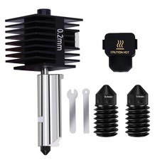 Upgrade Hotend Kit for Bambu Lab A1/A1 Mini, Hot End Assembly 0.2/0.4/0.6mm Hard