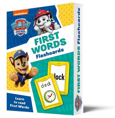 PAW Patrol First Words Flashcards: Have Fun Learning to Read with the Paw Patrol