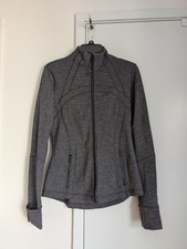 Lululemon Define Jacket Women s Size 10 Variegated Knit Heathered Black 10