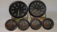 Universal Smiths Kit- Elec Temp Oil Fuel Volt Speedo Tacho 100 Mm Black Universal Smiths Kit- Elec Temp Oil Fuel Volt Speedo Tacho 100 Mm Black