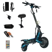 Electric Scooter with Seat Dual Motor 6000W LG Battery Foldable Escooter 55MPH