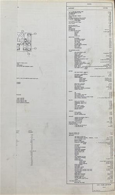 1971 Ford Klappschaltplan Galaxie LTD Mercury Meteor OEM Elektrik Original