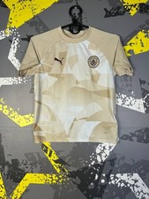 Manchester City Training Jersey Football Soccer Shirt Puma Young Size S ig93