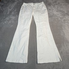 Judy Blue Jeans Womens 15/32 White Slim Boot High Waist Denim Cotton NWT