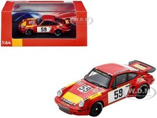 PORSCHE 911 CARRERA RSR #59 GELO "24H LE MANS" (1975) 1/64 CAR BY SPARK 64S028