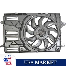 TECHPRO Radiator Fan Assembly for Buick Regal Tourx 2019 2.0L L4 Turbocharged GM
