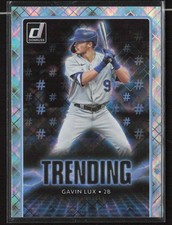 Gavin Lux 2021 Donruss #TR5 Trending Diamond Los Angeles Dodgers