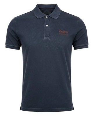 REDFIELD Poloshirt T-Shirt VINTAGE DYED dark denim dunkelblau Gr. M/50