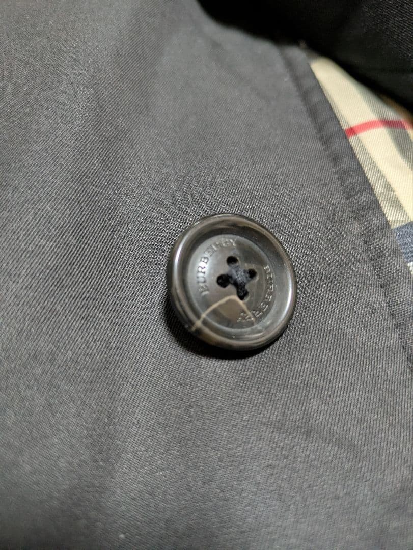 Burberry London, trench coat, Nova check, liner, concealed button closure, men's thumbnail 15