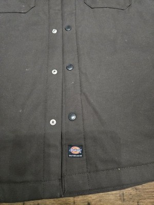 Dickies Skateboarding Heavyweight Lined Duck Snap Shirt Jacket Size Small