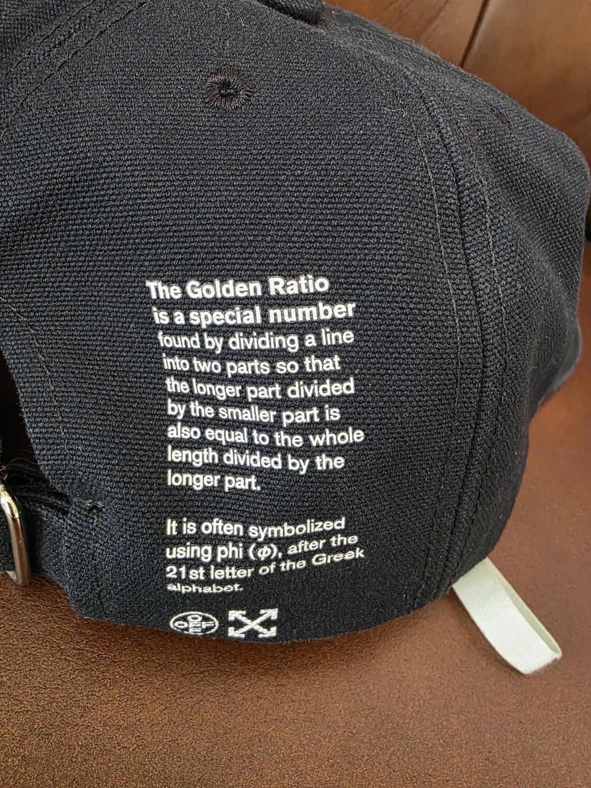 Off-white Adjustable Cap Adjustable One Size 100%… - image 3