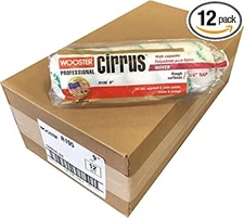 Wooster Genuine 9" Cirrus 3/4" Nap Roller Cover 12-Pack, R195-9-12PK