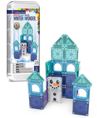 #ad MAGNA TILES microMAGS Travel WINTER WONDER Travel Set 26Pcs. NEW and SEALED $19.03
