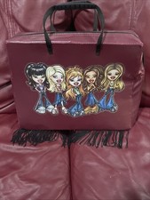 Vintage Bratz Doll Clothing Fringe Zip Travel Bag Carry Case