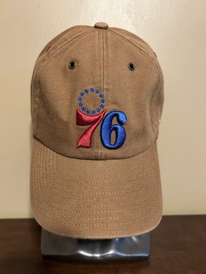 Philadelphia 76ers Carhartt x '47 Clean Up Hat Duck Cloth Brown OSFM NEW SAMPLE