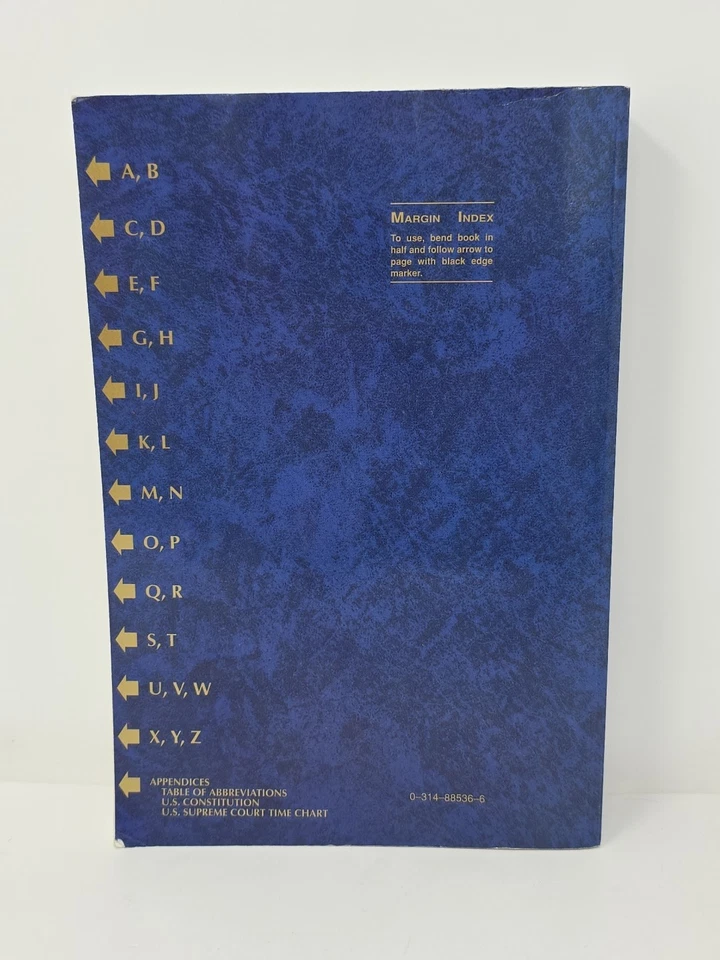 Black's Law Dictionary With Pronunciations Abridged Sixth Edition 1991 Softcover - Image 4 of 4