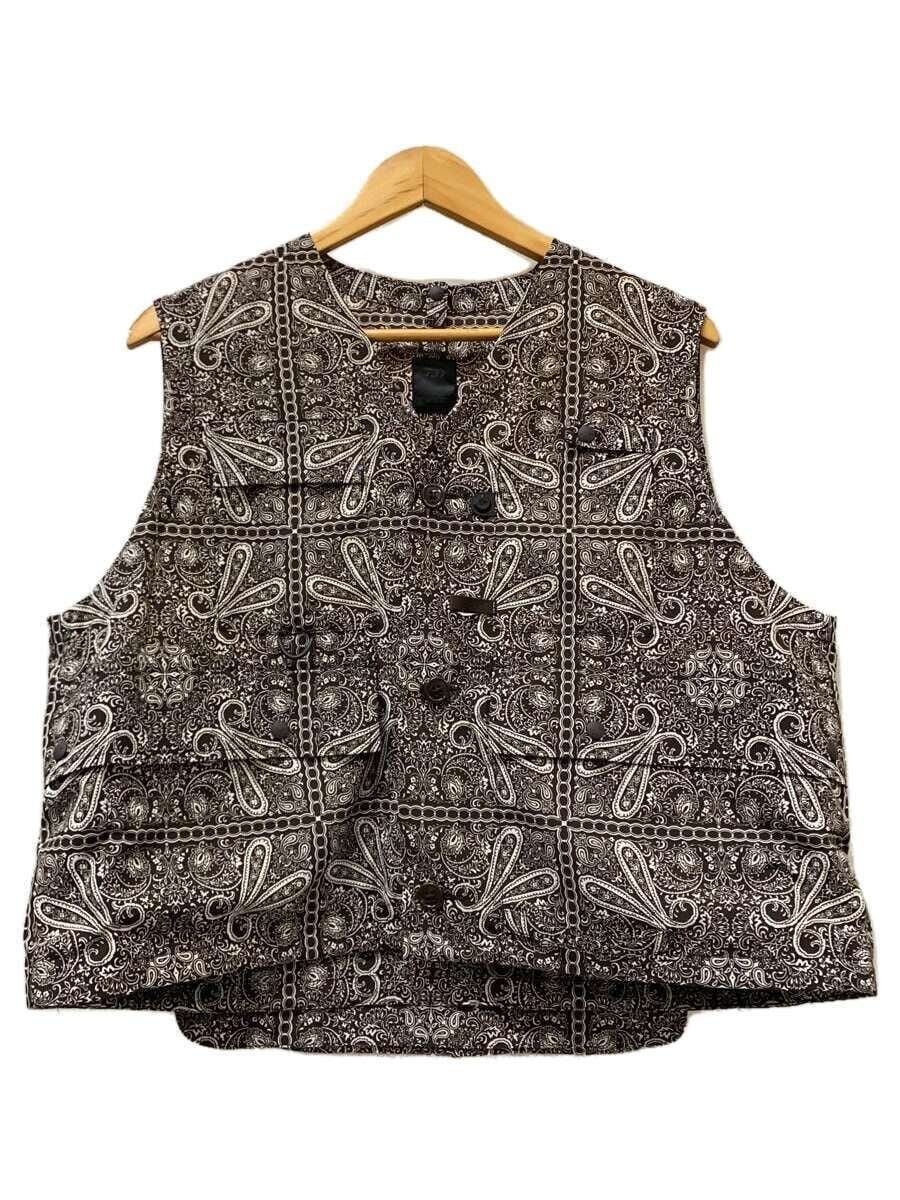DAIWA PIER39 vest W's TECH OVER PAISLEY L polyester Brown