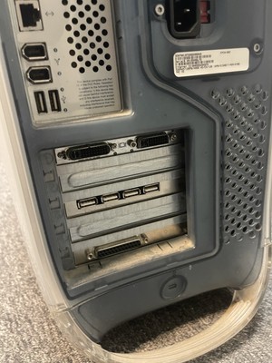 Vintage Blue Apple Power Macintosh G3 M5183 Powers On AS IS PARTS