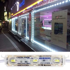 Crystal Vision CVT3SW3K-KIT50 LED Storefront Window Kit/Plug & Play... Fast Ship