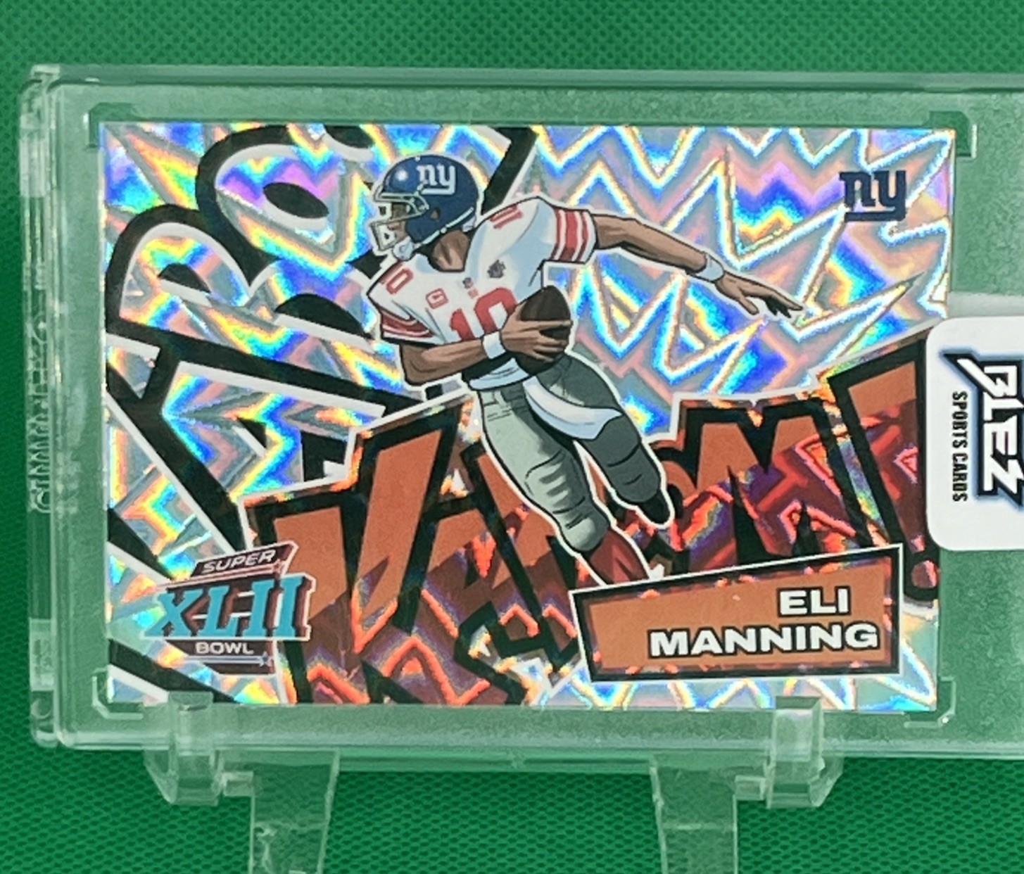 2025 Panini Absolute Eli Manning Super Bowl XLII Kaboom! New York Giants #2 🔥  