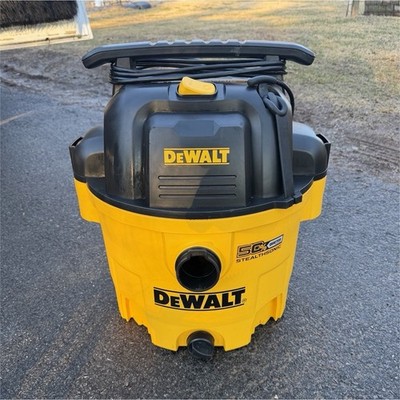 DEWALT DXV09P-QT 9 Gallon Bagless Canister Vacuum Blower Yellow/Black Corded