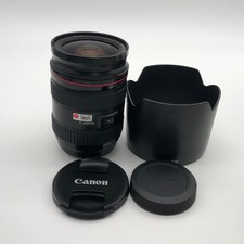 Canon EF 24-70mm f/2.8 L USM Lens for Canon EF Mount + Hood Excellent