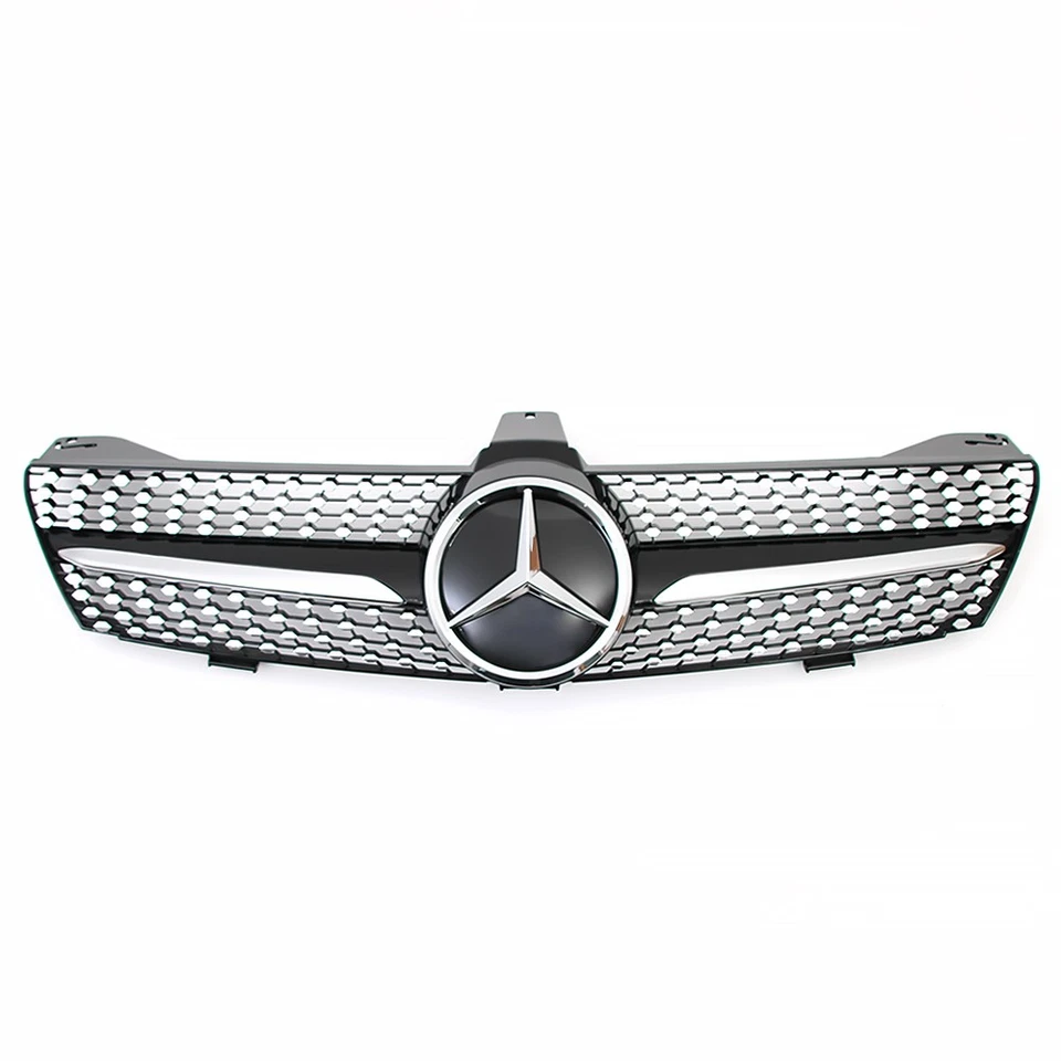 Black Front Grille W/Star For Mercedes Benz W219 CLS350 CLS500 CLS550 2005-2008 Foto 2 de 4