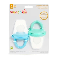Munchkin Silicone Baby Food Feeder for Solids and Purees, Great for Self-Feeding