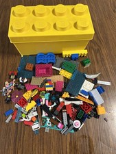 Miscellaneous LEGO Pieces and Parts With Container