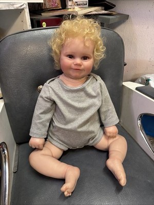 24in Lifelike Soft Vinyl Reborn Baby Doll Maddie Handmade Newborn Girl Boy Gift