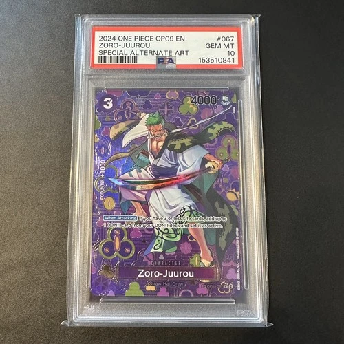 Zoro-Juurou PSA 10 OP09 SP SR Alternate Art One Piece CCG OP05-067 English