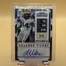 2020 Panini Contenders Draft Picks - College Ticket Autographs Josh Metellus...
