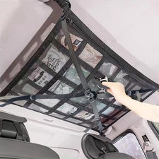 Car Ceiling Roof Cargo Net Storage Organizer Suv Camping Accessories 35.4x23.6