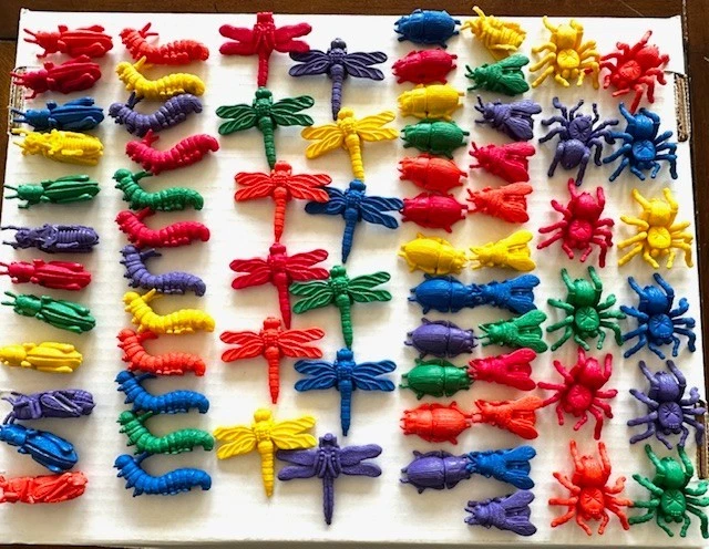 Backyard Bugs by Learning Resources - 72 bugs, 6 shapes, 6 colors - NEW - Image 2 of 2