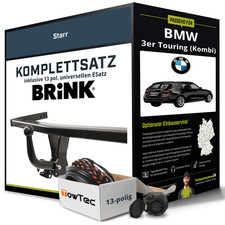 Anh�ngerkupplung BRINK starr f�r BMW 3er Touring (Kombi) +E-Satz Kit NEU AHK