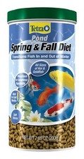Pond Spring and Fall Fish Food Pellet Diet 7.05 oz for Goldfish and Koi