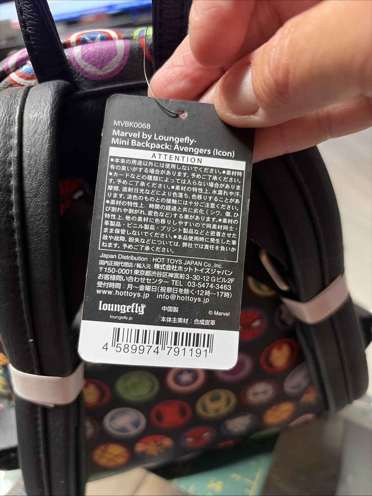 Loungefly Marvel Comic Mini Backpack Avengers icon Japan Exclusive Rare Tags New image 5