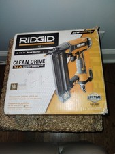 Ridgid 2 1/8" Clean Drive Brad Nailer Gun Air 18 Ga Straight R213BNF 