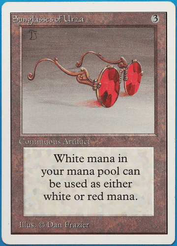 Sunglasses of Urza Unlimited PLD Artifact Rare MAGIC CARD (ID# 497766) ABUGames - Picture 1 of 2