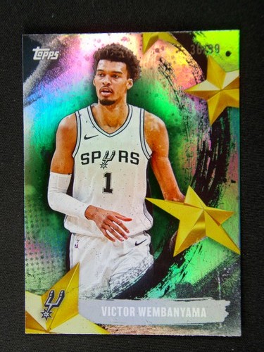 2025-26 Topps Flagship Victor Wembanyama Stars Of NBA Green /99