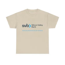 SVB Silicon Valley Bank Logo T-Shirt Advancing Innovation For a Better World