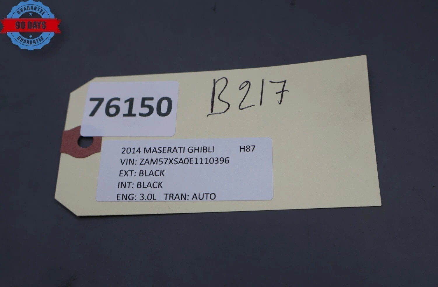 14-17 Maserati Quattroporte Ghibli M157 Roof Shark Fin Navigation Antenna Oem