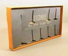 O /027 GAUGE ORIGINAL LIONEL POSTWAR EMPTY BOX WITH INSERT FOR 309 YARD SET